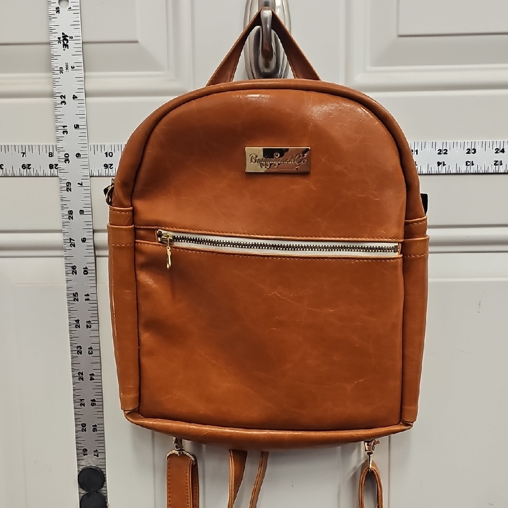 Brown, Backpack, Classic, Office, Travel, Neutral, Basic, Unisex, Summer, Spring